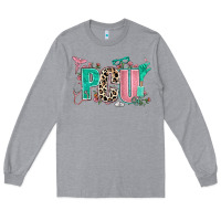 Heather Grey pcu Long Sleeve Tee - AdoDesignShop