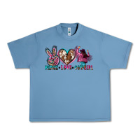 Pebble Blue peace love cowgirl Urban Heavy Tee - Zillion Design Studio