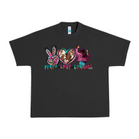 Pigment Black peace love cowgirl Urban Heavy Tee - Zillion Design Studio