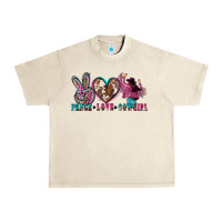 Sandshell peace love cowgirl Urban Heavy Tee - Zillion Design Studio