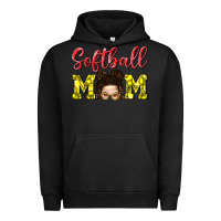 Pigment Black Softball Mom Urban Hoodie - BundleAndBundleShop