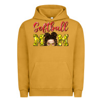 Pigment Peanut Butter Softball Mom Urban Hoodie - BundleAndBundleShop