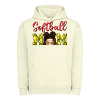 Pigment Pistachio Softball Mom Urban Hoodie - BundleAndBundleShop
