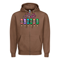Chestnut hello summer Zipper Hoodie - CowhideDigitalArt
