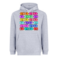Heather Grey plaster seamless pattern Heavyweight Hoodie - BundleAndBundleShop