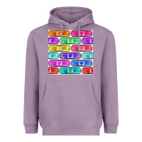 Lavender plaster seamless pattern Heavyweight Hoodie - BundleAndBundleShop