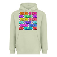 Matcha plaster seamless pattern Heavyweight Hoodie - BundleAndBundleShop