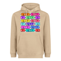 Mushroom plaster seamless pattern Heavyweight Hoodie - BundleAndBundleShop