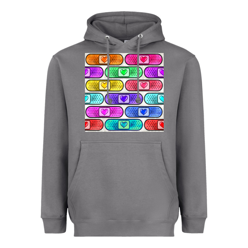 Plaster Seamless Pattern Heavyweight Hoodie by BundleAndBundleShop | Teevron