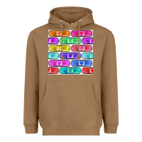 Toasted Coconut plaster seamless pattern Heavyweight Hoodie - BundleAndBundleShop