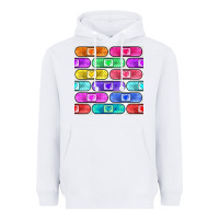 White plaster seamless pattern Heavyweight Hoodie - BundleAndBundleShop