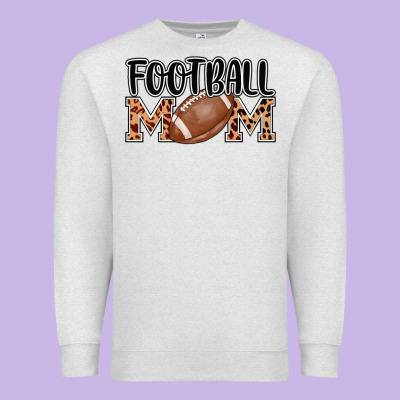 Football Mom Premium Sweatshirt Designed By Adodesignshop
