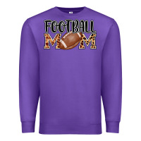 Purple football mom Premium Sweatshirt - AdoDesignShop