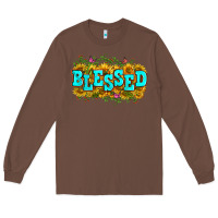 Chestnut western blessed Long Sleeve Tee - Zillion Design Studio