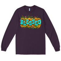 Plum western blessed Long Sleeve Tee - Zillion Design Studio