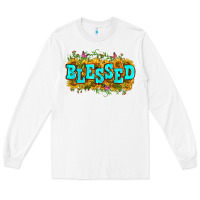 White western blessed Long Sleeve Tee - Zillion Design Studio