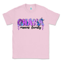 Bubblegum Pink ohana means family with stitch Classic Tee - texasbilliewilder
