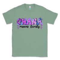 Sage ohana means family with stitch Classic Tee - texasbilliewilder