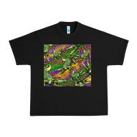 Black mardi gras louisiana crocodile leopard Urban Heavy Tee - RanaPortraitStore