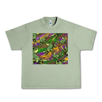 Oil Green mardi gras louisiana crocodile leopard Urban Heavy Tee - RanaPortraitStore