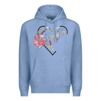 Colony Blue phlebotomy add your name Premium Hoodie - MaliasSmallBusiness