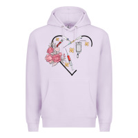 Lilac phlebotomy add your name Premium Hoodie - MaliasSmallBusiness