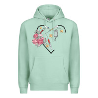 Seafoam phlebotomy add your name Premium Hoodie - MaliasSmallBusiness