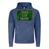 Vintage Denim teach love inspire chalkboard Vintage Hoodie - AdoDesignShop