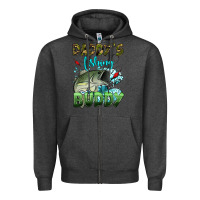 Charcoal Heather daddy's fishing buddy Zipper Hoodie - HRA Design Shop