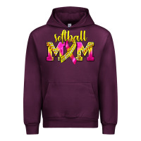 Mauve Wine Softball Mom Breast Cancer Urban Hoodie - BundleAndBundleShop