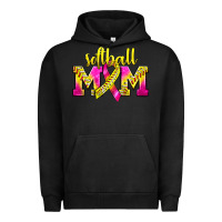 Pigment Black Softball Mom Breast Cancer Urban Hoodie - BundleAndBundleShop