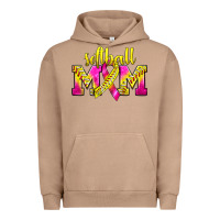 Pigment Burro Softball Mom Breast Cancer Urban Hoodie - BundleAndBundleShop