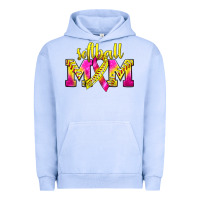 Pigment Grape Ice Softball Mom Breast Cancer Urban Hoodie - BundleAndBundleShop