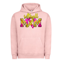 Pigment Salmon Softball Mom Breast Cancer Urban Hoodie - BundleAndBundleShop