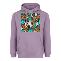 Lavender western turquoise seamless pattern Heavyweight Hoodie - BundleAndBundleShop