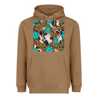 Toasted Coconut western turquoise seamless pattern Heavyweight Hoodie - BundleAndBundleShop