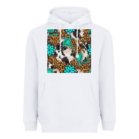 White western turquoise seamless pattern Heavyweight Hoodie - BundleAndBundleShop