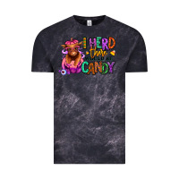 Cloud Black I herd there would be candy Heifer Vintage Tee - RanaPortraitStore