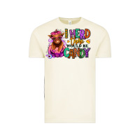 Vintage Arctic I herd there would be candy Heifer Vintage Tee - RanaPortraitStore