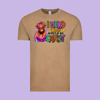 Vintage Tee I herd there would be candy Heifer