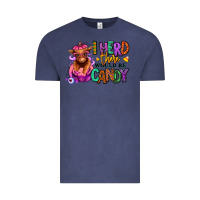 Vintage Denim I herd there would be candy Heifer Vintage Tee - RanaPortraitStore