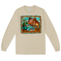 Mushroom rustic country barn Long Sleeve Tee - Zillion Design Studio