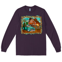 Plum rustic country barn Long Sleeve Tee - Zillion Design Studio