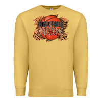 Antique Gold basketball mom Premium Sweatshirt - AdoDesignShop