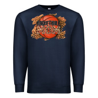Navy basketball mom Premium Sweatshirt - AdoDesignShop