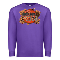 Purple basketball mom Premium Sweatshirt - AdoDesignShop