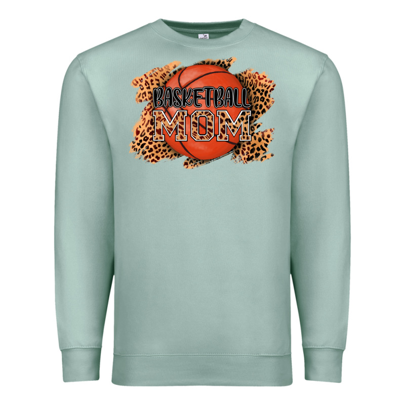 Basketball Mom Premium Sweatshirt by AdoDesignShop | Teevron