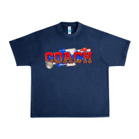 Navy coach Urban Heavy Tee - texasbilliewilder
