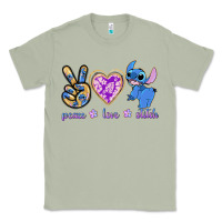 Matcha peace love stitch Classic Tee - texasbilliewilder
