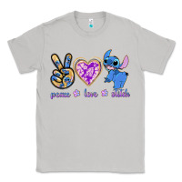 Moon Dust peace love stitch Classic Tee - texasbilliewilder